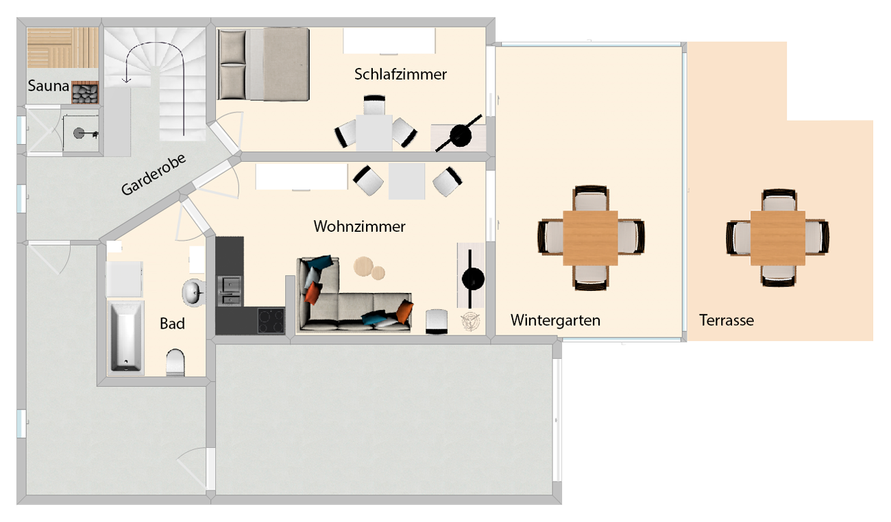 Ferienwohnung Arlett, Dresden, Plan